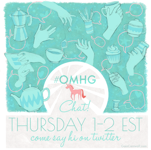 #OMHG Twitter chat, Illustration by Gaia Cornwall