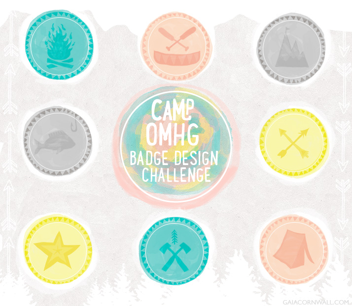 Camp OMHG badge design challenge