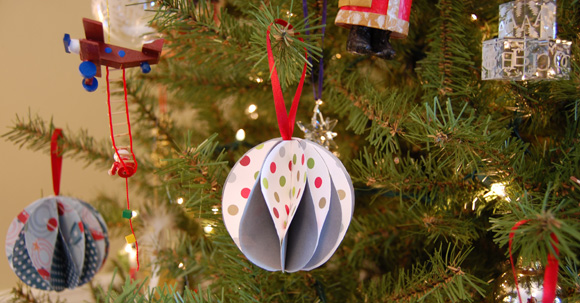 Paper Ball Ornaments Tutorial – Oh My! Handmade