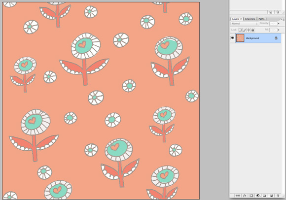 Making a Repeat Pattern in Photoshop