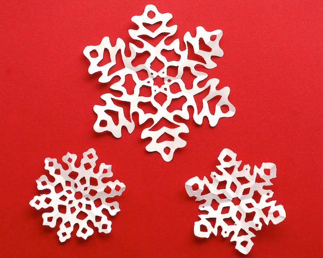 kirigami snowflakes set one