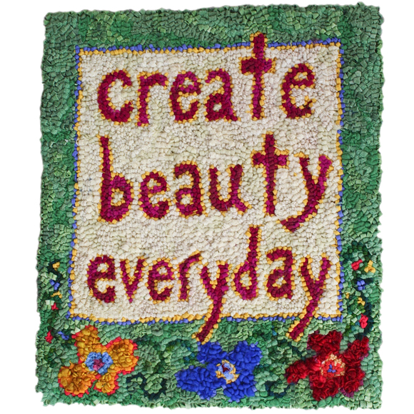 Deanne Fitzpatrick, Create Beauty Everyday http://hookingrugs.com/