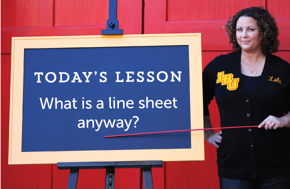 What is a line sheet anyway? Secrets to wholesale success, Lucky Break Consulting