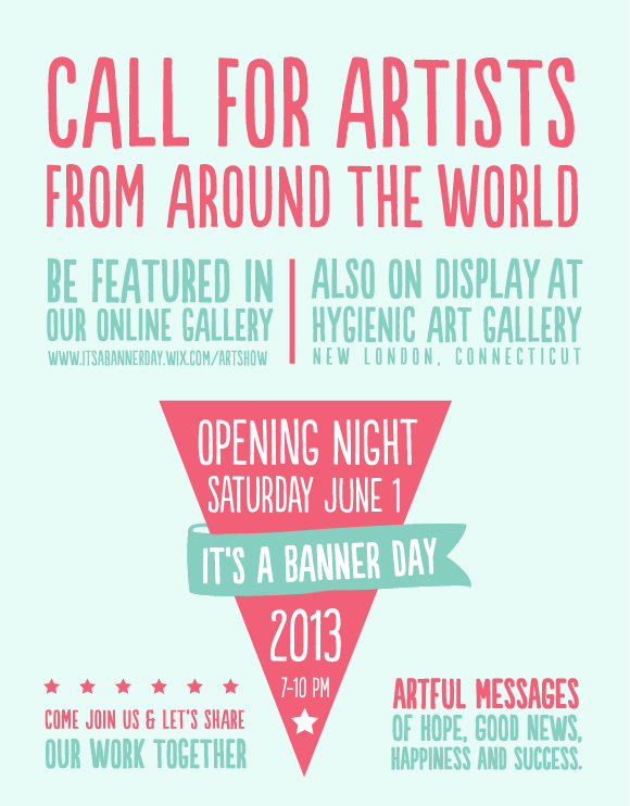 Call for Artists, It's a Banner Day, Patti Murphy