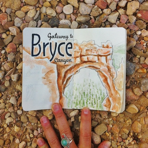 Postcards from Camp: Bryce Canyon Utah, Chelsea Ward, Sketchy Notions