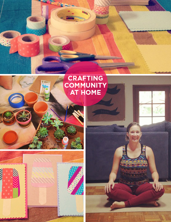 Crafting Community At Home, Kerry Burki for Oh My! Handmade
