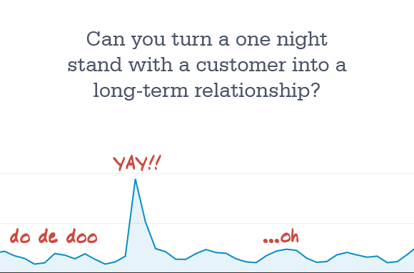 Can you turn a one night stand with a customer into a long-term relationship?