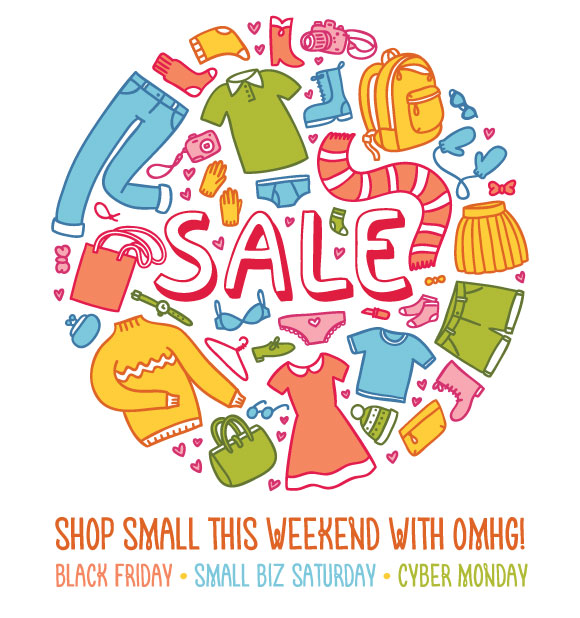 shop small this weekend with OMHG