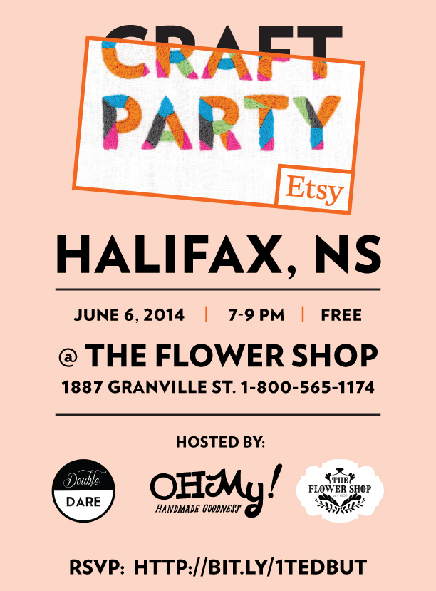 Etsy Craft Party 2014 Halifax #craftparty