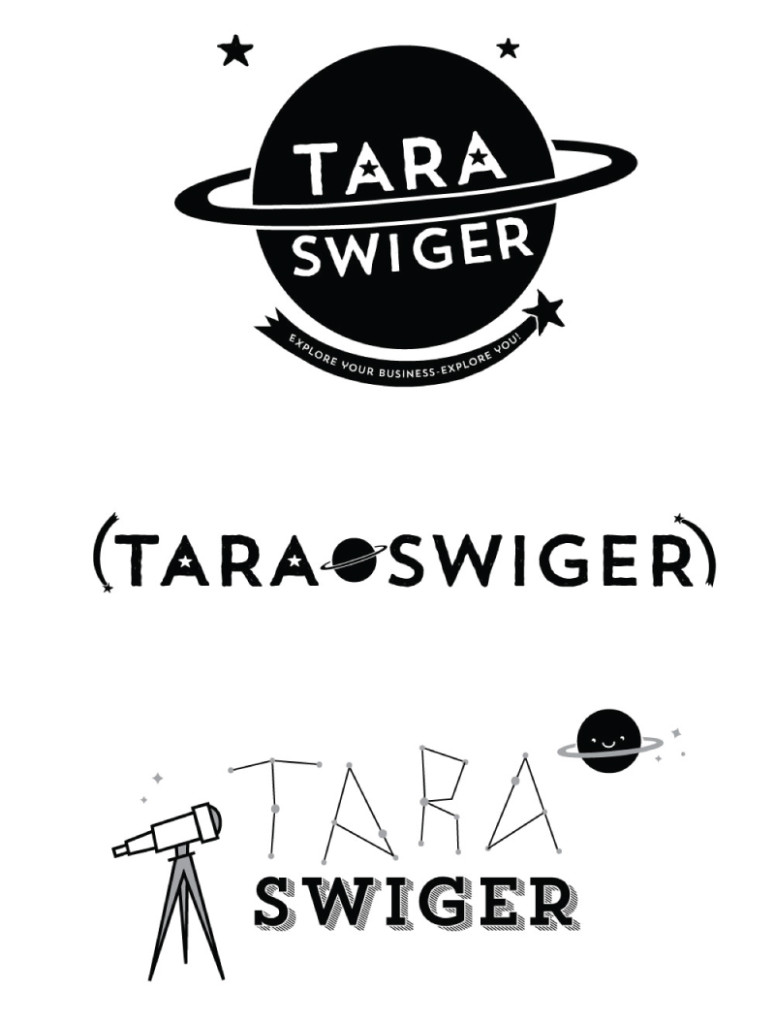Adventures In Branding: A Brand Exploration with Tara Swiger: Mock ups